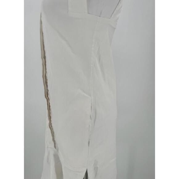 Zero + Maria Cornejo White Sleeveless Button Shift Tunic Dress Sz 2 - Picture 5 of 10